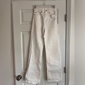 White Wide Leg H&M Jeans - Size 2